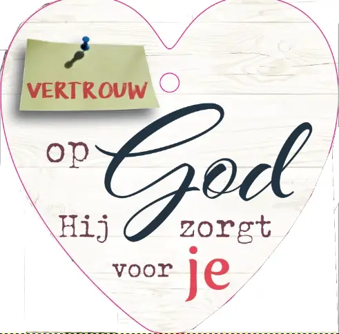 Vertrouw op God Hij zorgt voor je