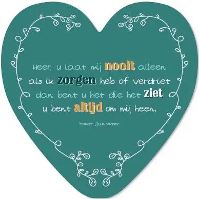 Heer U laat mij nooit alleen