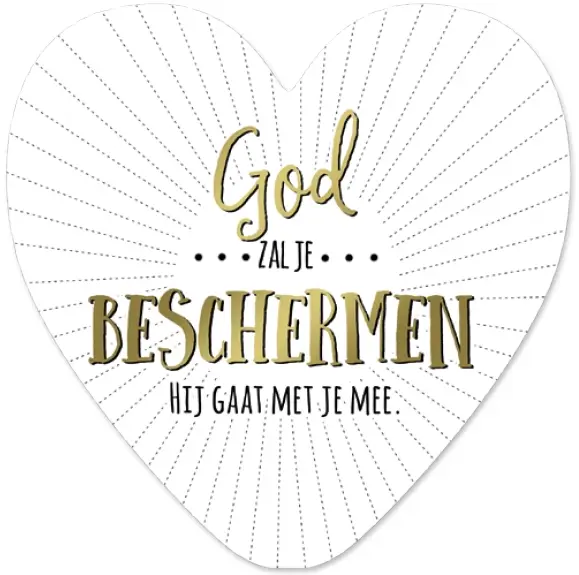 God zal je beschermen