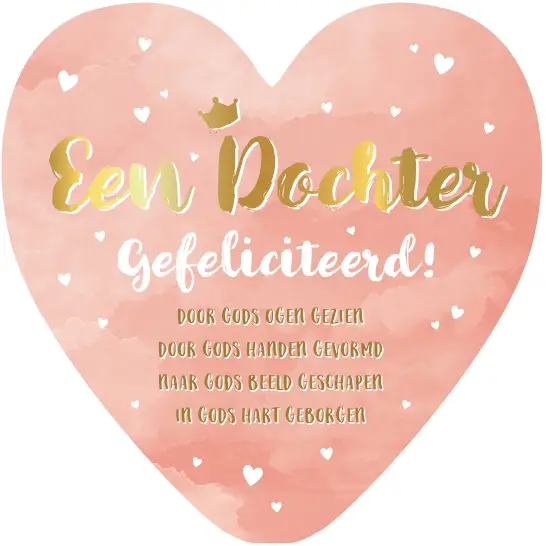 Een dochter gefeliciteerd