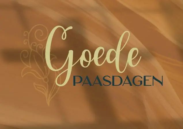 Wenskaart goede paasdagen