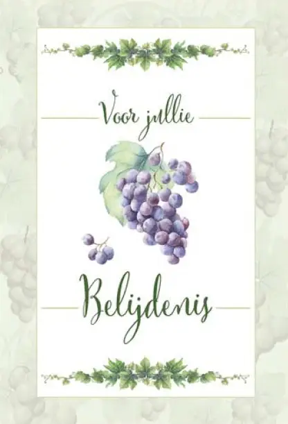 Wenskaart gef met jullie belijdenis