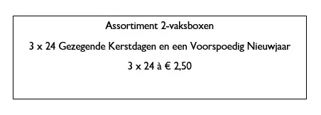 Ass. kerstboxen 3x24 gez k/n