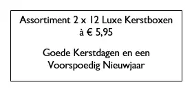 Ass. 2x12 luxe kerstbox rond goede k/n