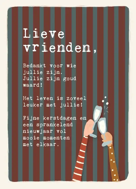 Hangdoosje beste wensen