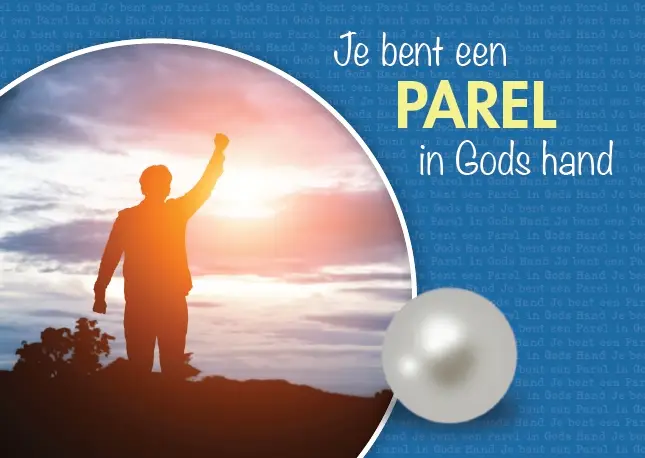 Prentbriefkaart parel jongen