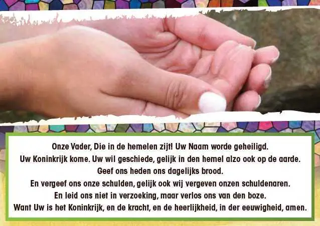 Prentbriefkaart onze vader...