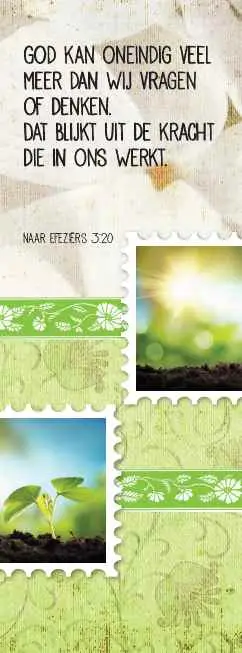 Boekenlegger God kan oneindig veel