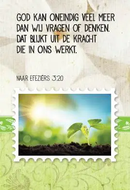 Minikaart God kan oneindig veel