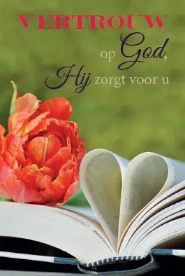 Minikaart vertrouw op God