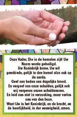 Minikaart onze vader