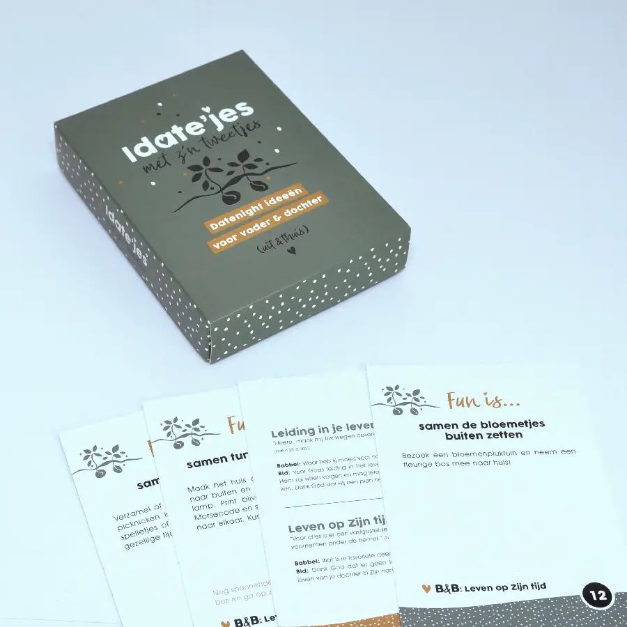 Idate'jes met z'n tweetjes vader en doch