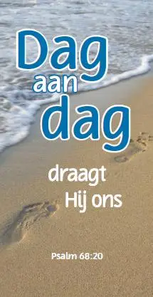 Boekenlegger magneet dag aan dag draagt