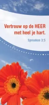 Boekenlegger magneet vertrouw op de Heer