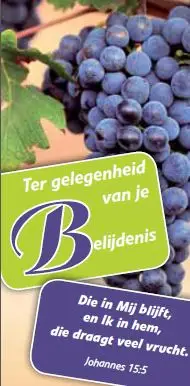 Magneetboekenlegger tg van je belijdenis