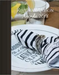 Agenda rivera maison 2018