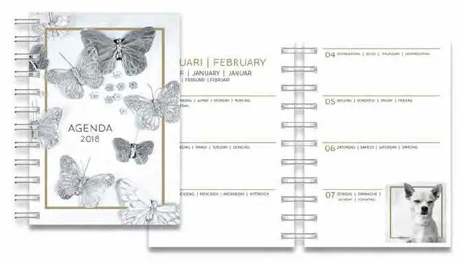 Agenda Golden Touch Medium Wired
