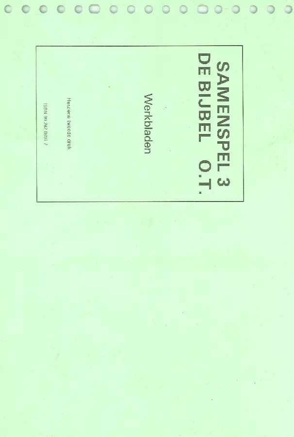 SAMENSPEL  3 DE BYBEL OT WERKBL