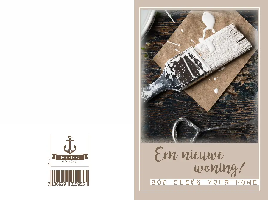 Wenskaart God bless your home