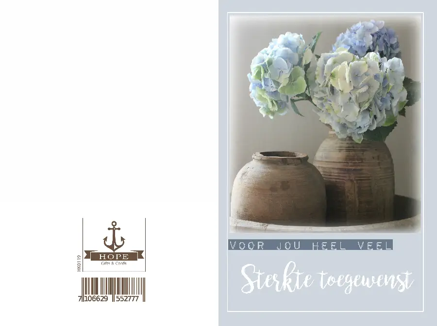 Wenskaart sterkte toegewenst