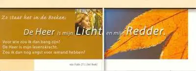 Boekenlegger zo staat het ps 27:1