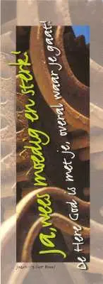 Boekenlegger ja wees moedig en st