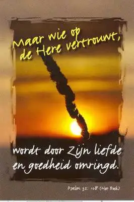 Minikaart maar wie op de here vertr