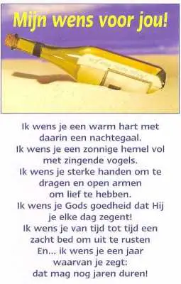 Minikaart mijn wens voor jou