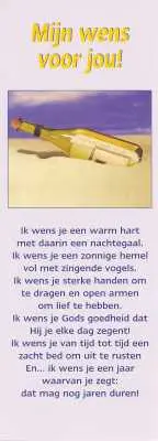 Boekenlegger mijn wens voor jou