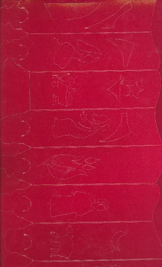 Kerstlantaarn licht in het donker (rood)