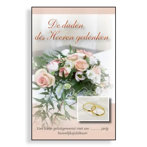 Wenskaartenboekje de daden des Heeren