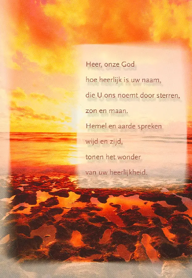 Wk opw mijn hulp is van U