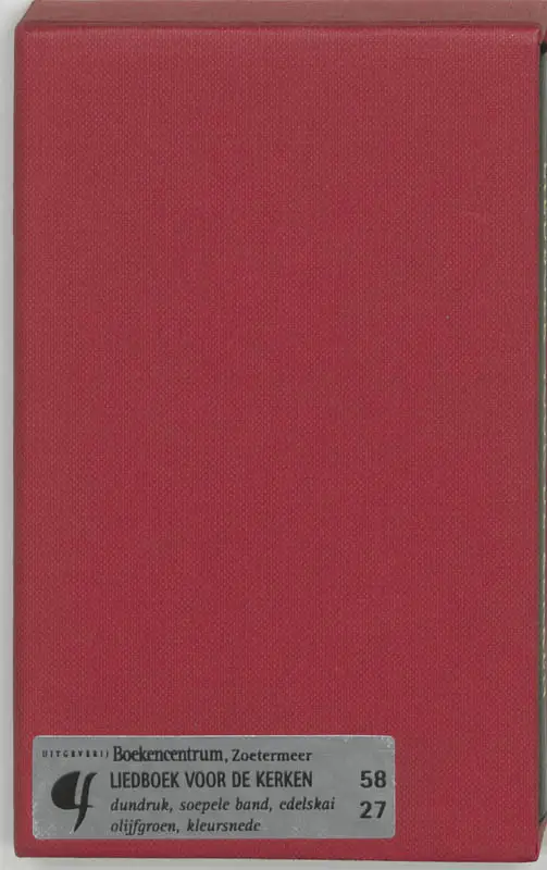 Liedboek 5827 olijfgroen dundruk