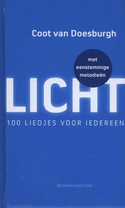 Licht muziekeditie eenstemmig