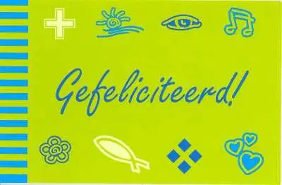 Cadeaulabels gefeliciteerd num 6:24 s12