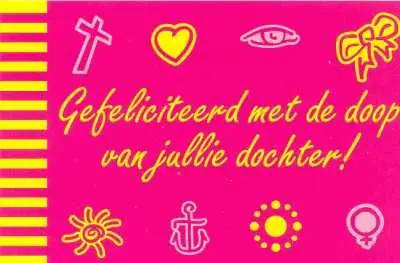 Cadeaulabels doop dochter ps 127:3  s12