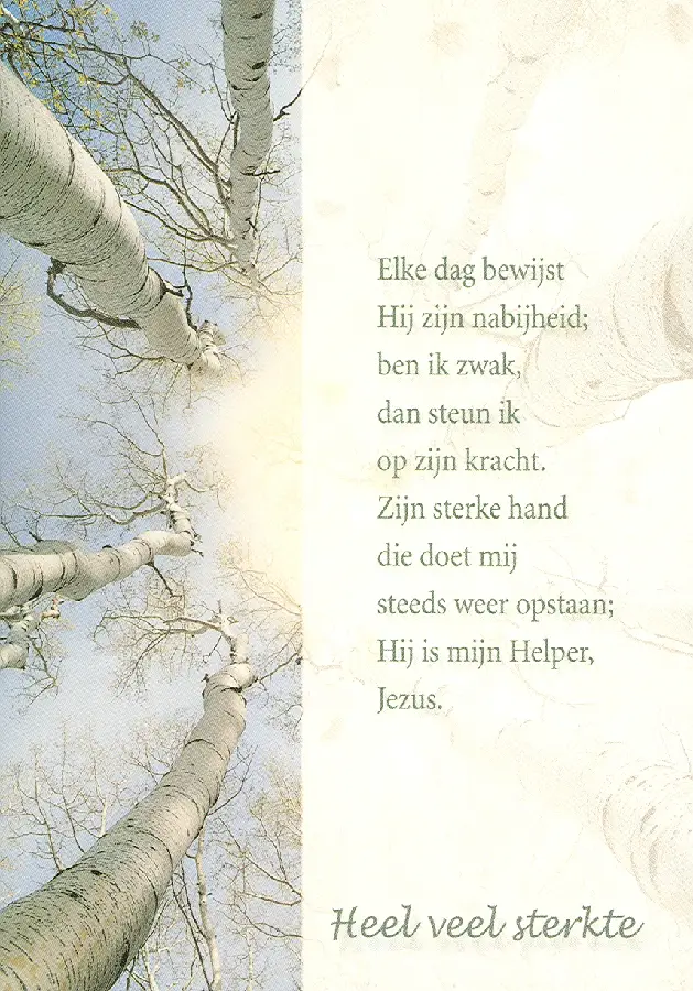 Wk cond opw elke dag bewijst Hij