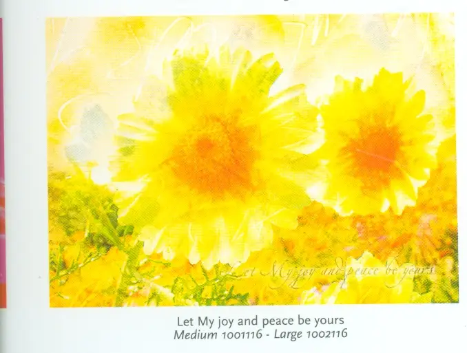 Poster a2 let My joy and peace be yours
