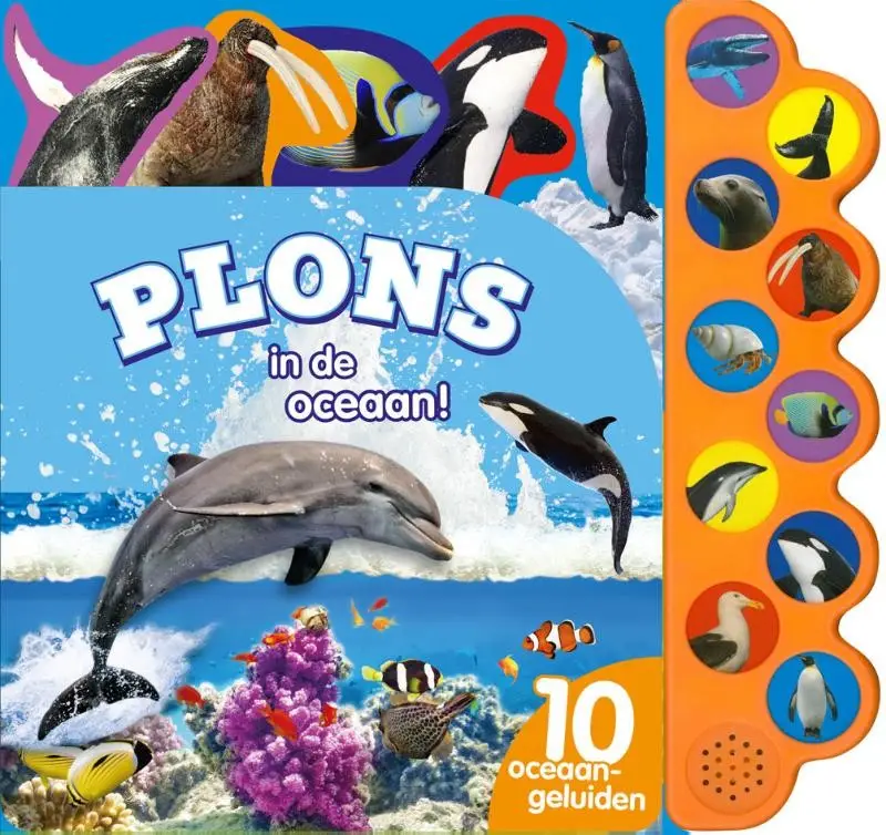 Plons in de oceaan