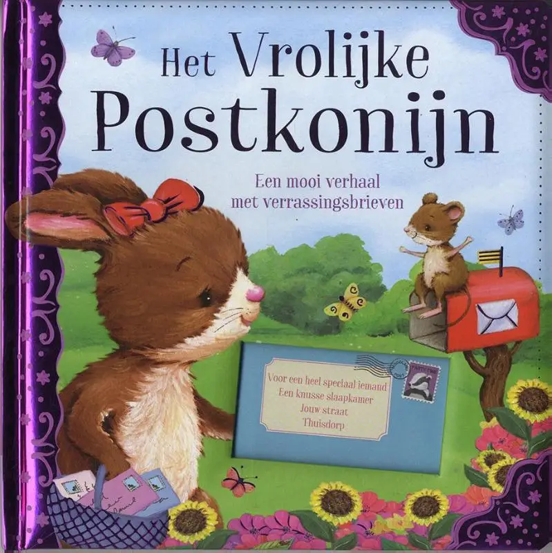 vrolijke postkonijn